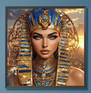 Preview: Diamond Painting Altägyptische Herrscherin